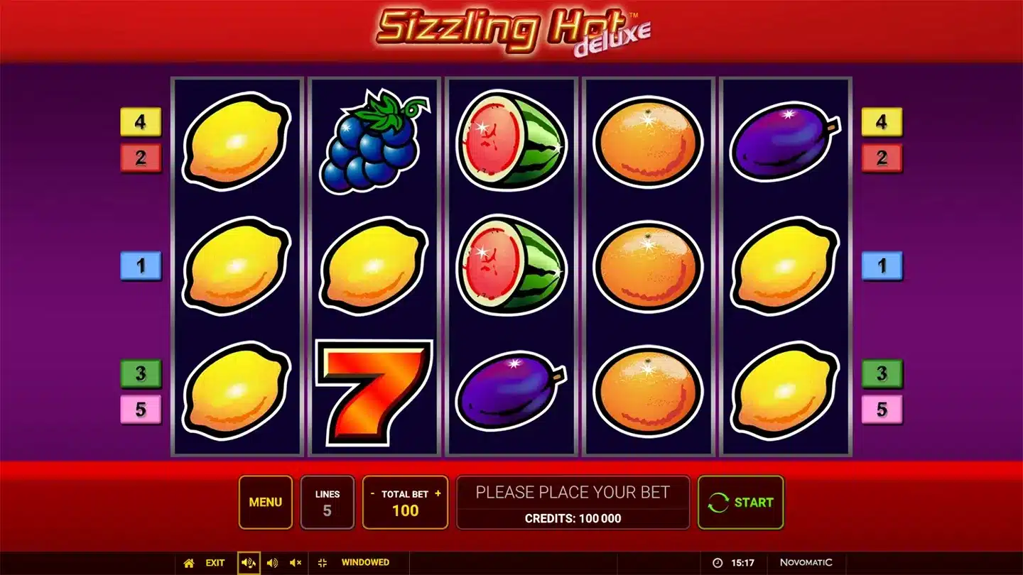 Sizzling Hot Deluxe — риск-игра Gamble
